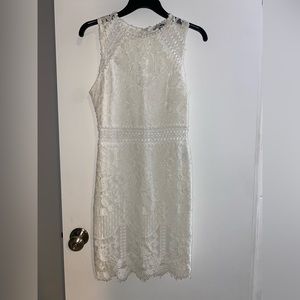 Lace white dress